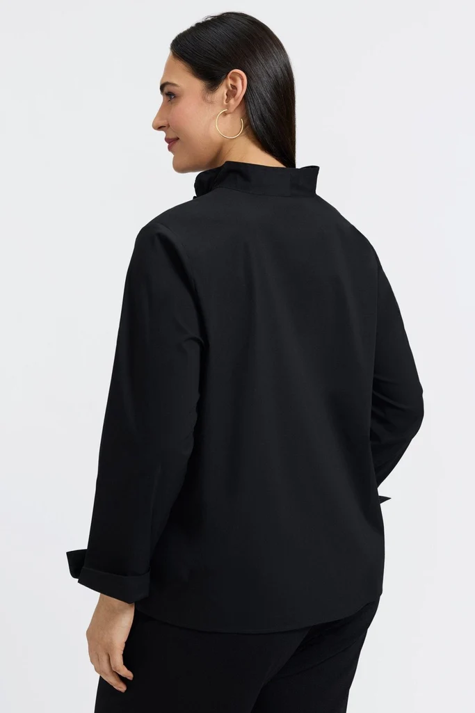Tammy Plus No Iron Stretch Long Sleeve Popover Shirt - Image 35