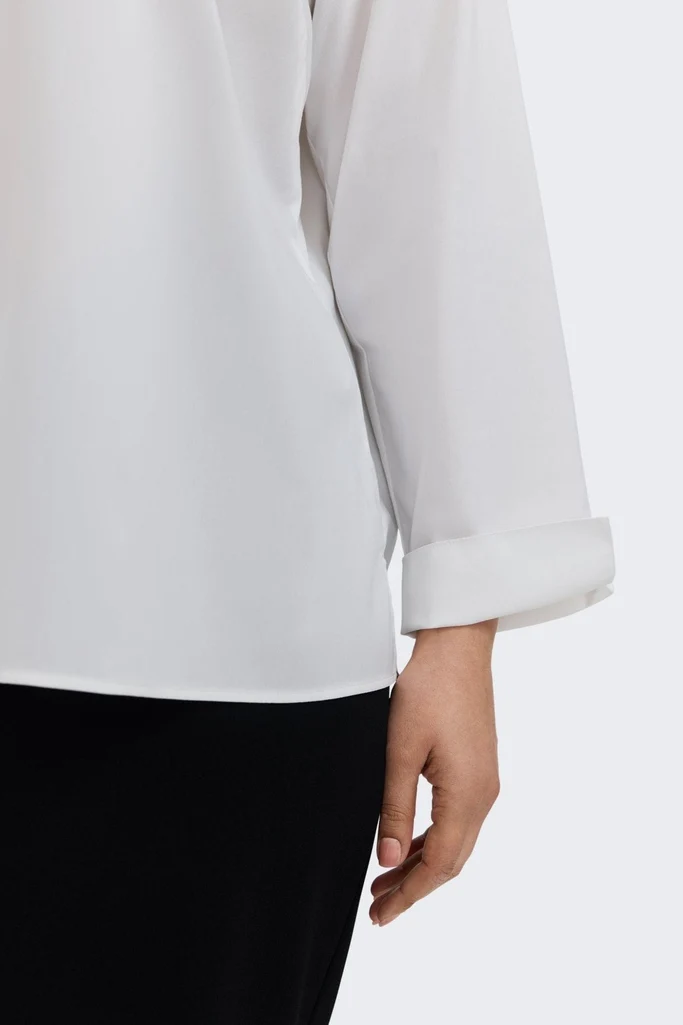Tammy Plus No Iron Stretch Long Sleeve Popover Shirt - Image 39