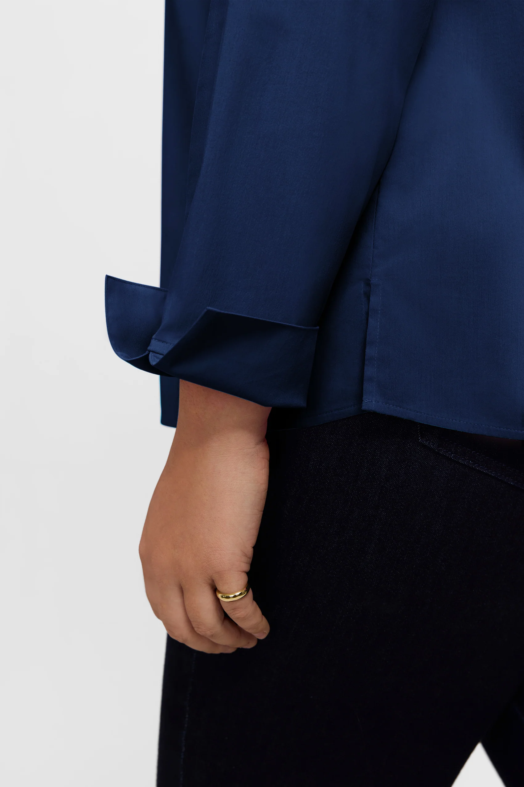 Tammy Plus No Iron Stretch Long Sleeve Popover Shirt - Image 43