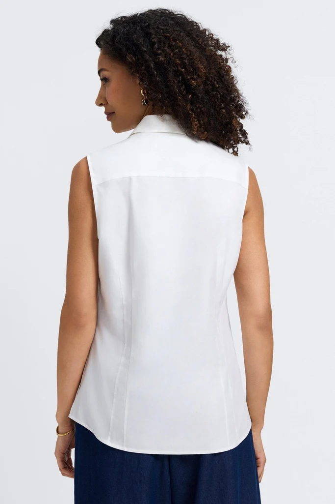 Taylor No Iron Stretch Sleeveless Shirt - Image 13