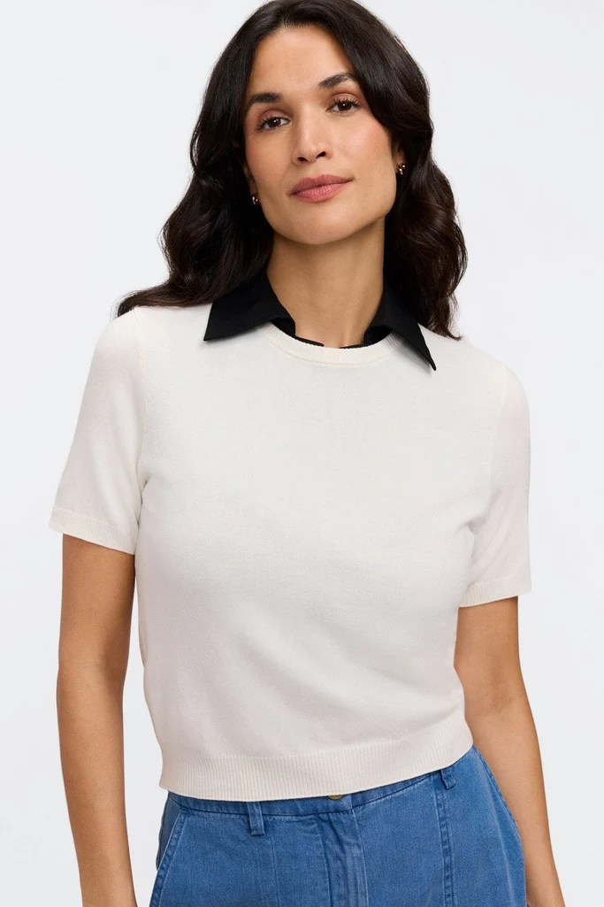 Taylor Knit-Woven Sleeveless Layering Tank - Image 8
