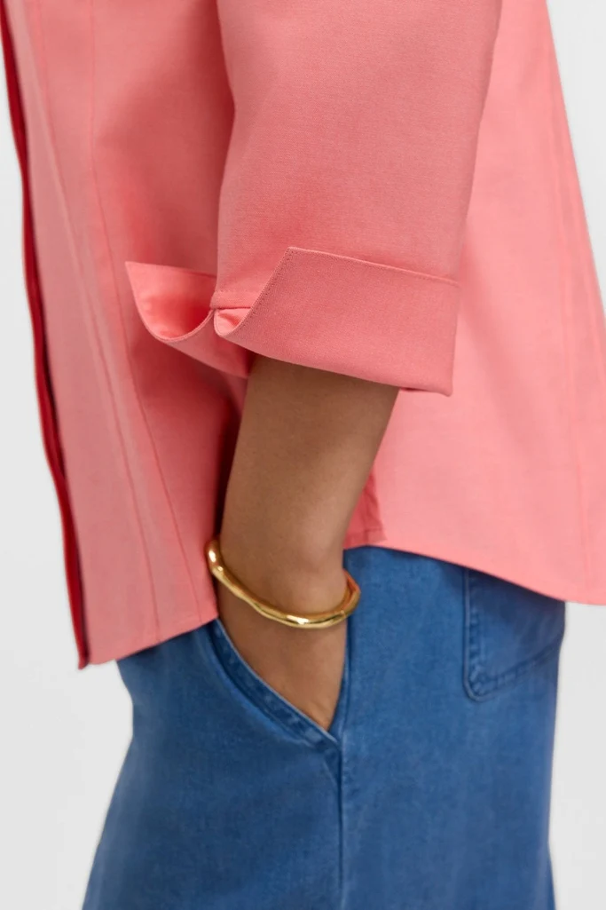 Taylor No Iron Pinpoint 3/4 Sleeve Shirt - Image 11