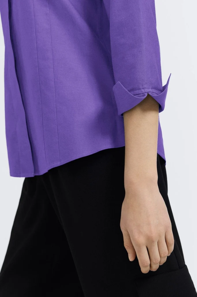 Taylor No Iron Pinpoint 3/4 Sleeve Shirt - Image 32