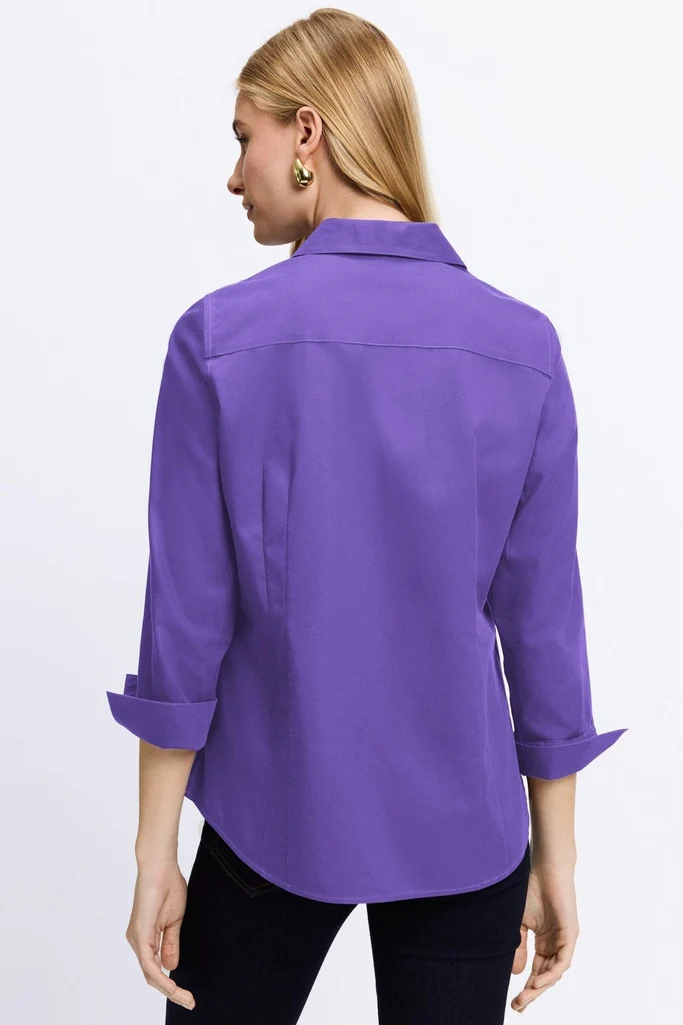 Taylor No Iron Pinpoint 3/4 Sleeve Shirt - Image 33