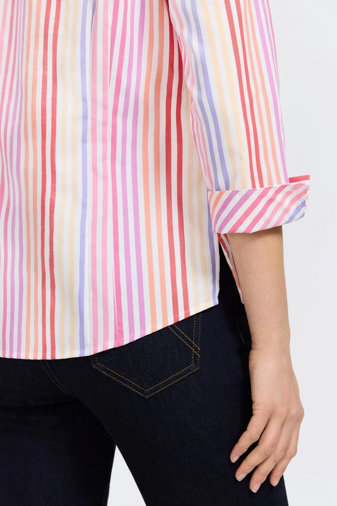 Taylor No Iron Pinpoint 3/4 Sleeve Shirt - Image 41