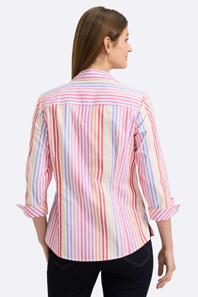 Taylor No Iron Pinpoint 3/4 Sleeve Shirt - Image 42