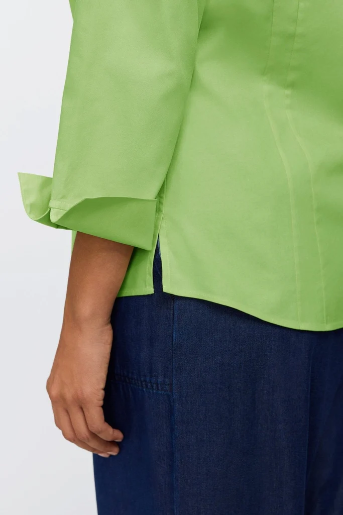 Taylor No Iron Pinpoint 3/4 Sleeve Shirt - Image 6