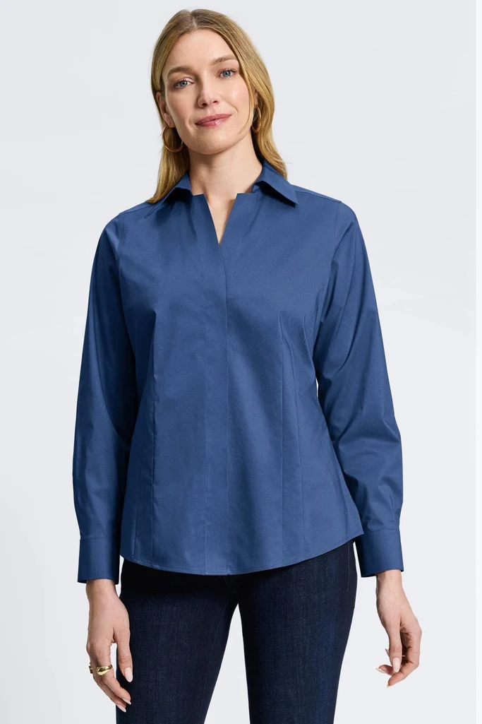 Taylor No Iron Stretch Long Sleeve Shirt - Image 18