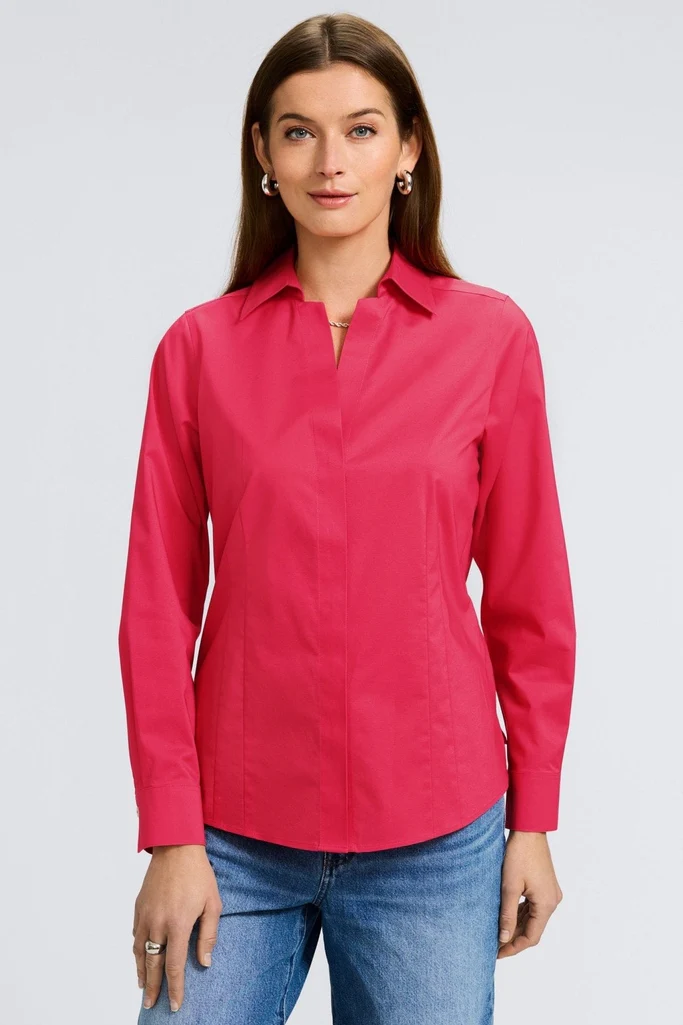 Taylor No Iron Stretch Long Sleeve Shirt - Image 22