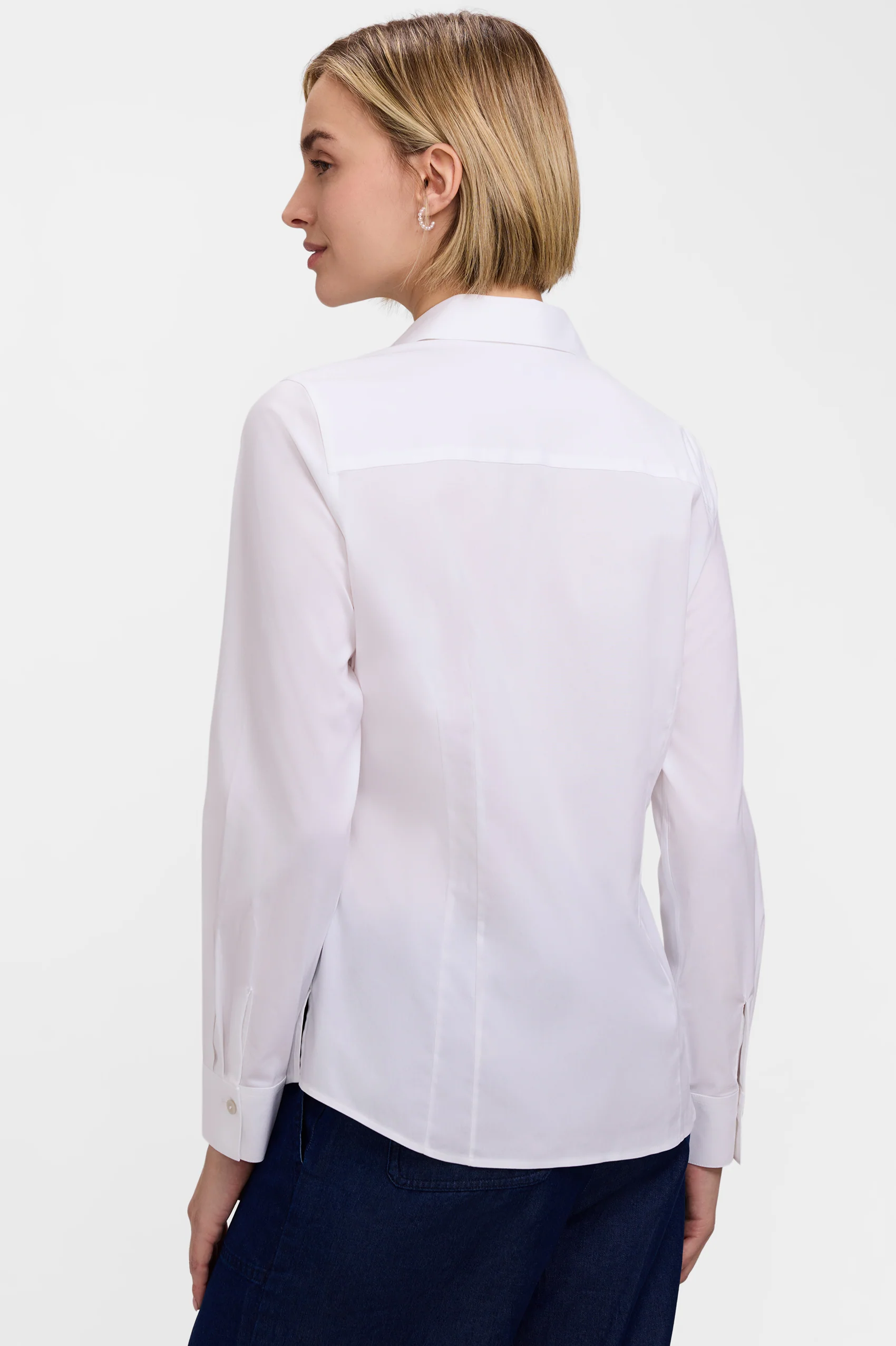 Taylor No Iron Stretch Long Sleeve Shirt - Image 3
