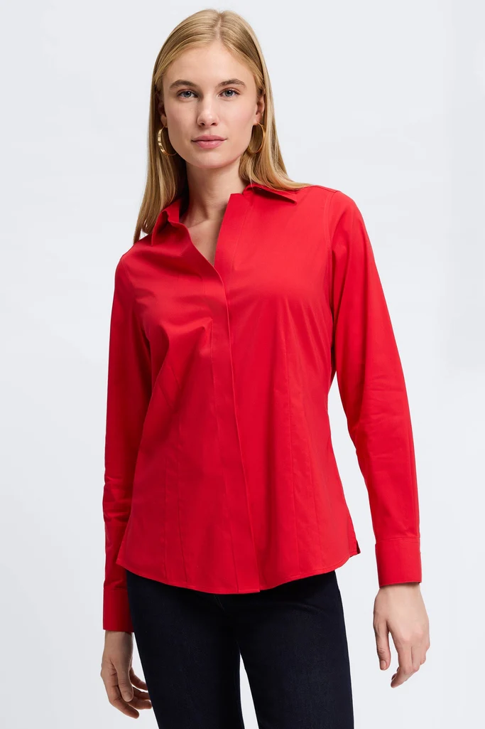 Taylor No Iron Stretch Long Sleeve Shirt - Image 5