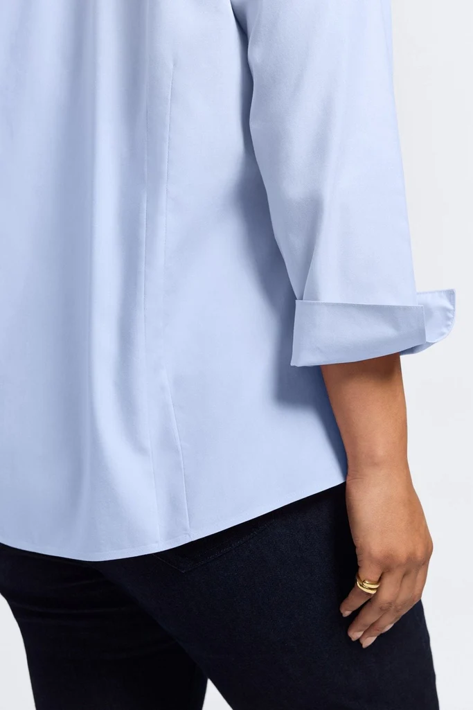 Taylor Plus No Iron Pinpoint 3/4 Sleeve Shirt - Image 13