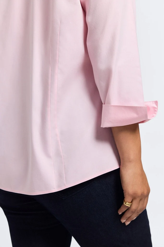 Taylor Plus No Iron Pinpoint 3/4 Sleeve Shirt - Image 17