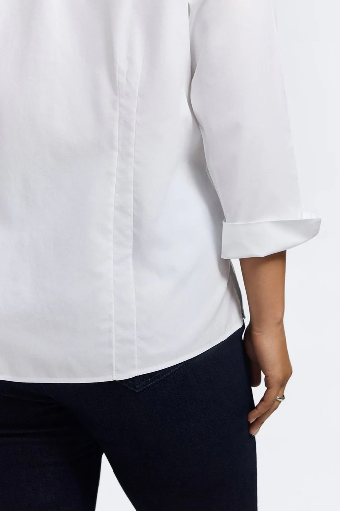 Taylor Plus No Iron Pinpoint 3/4 Sleeve Shirt - Image 21