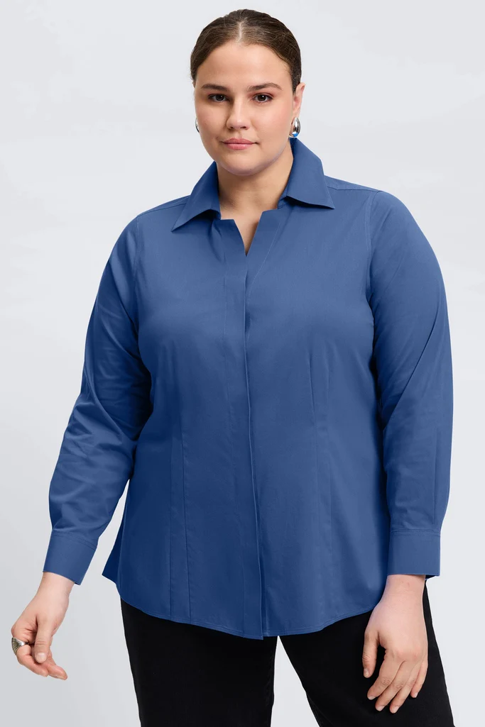 Taylor Plus No Iron Stretch Long Sleeve Shirt - Image 12