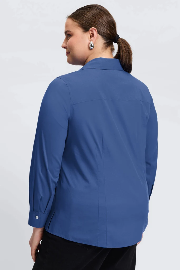 Taylor Plus No Iron Stretch Long Sleeve Shirt - Image 13