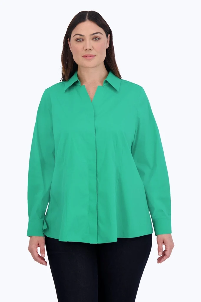Taylor Plus No Iron Stretch Long Sleeve Shirt - Image 14