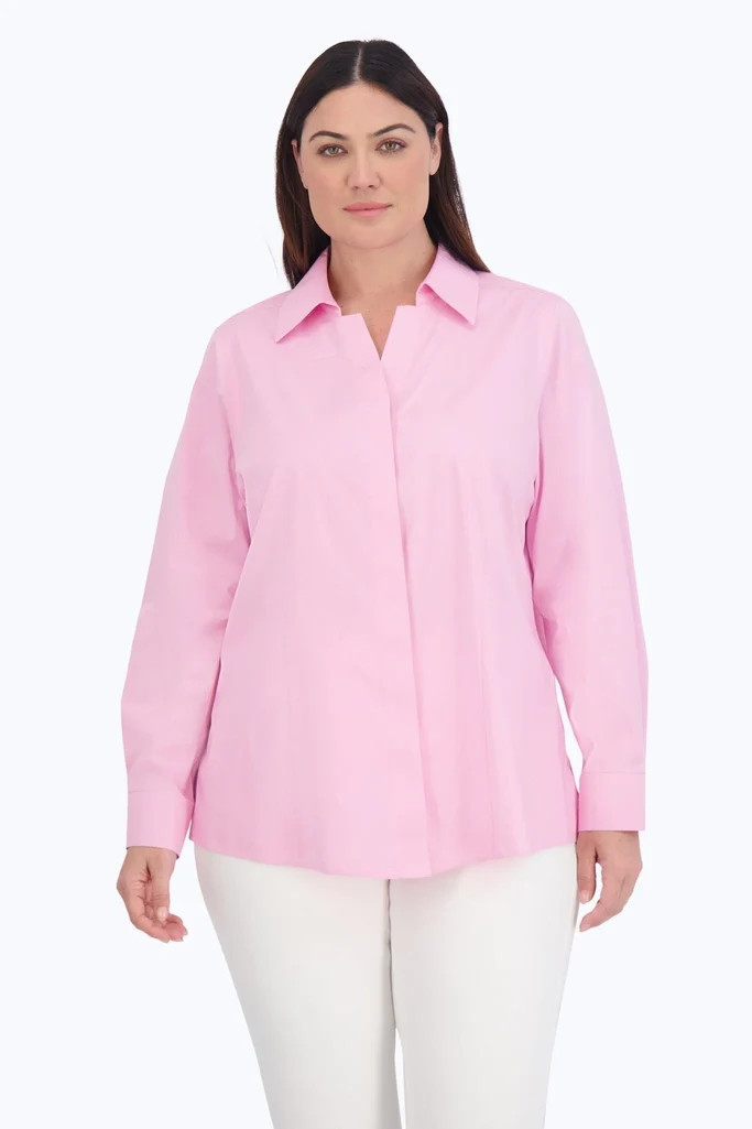 Taylor Plus No Iron Stretch Long Sleeve Shirt - Image 20