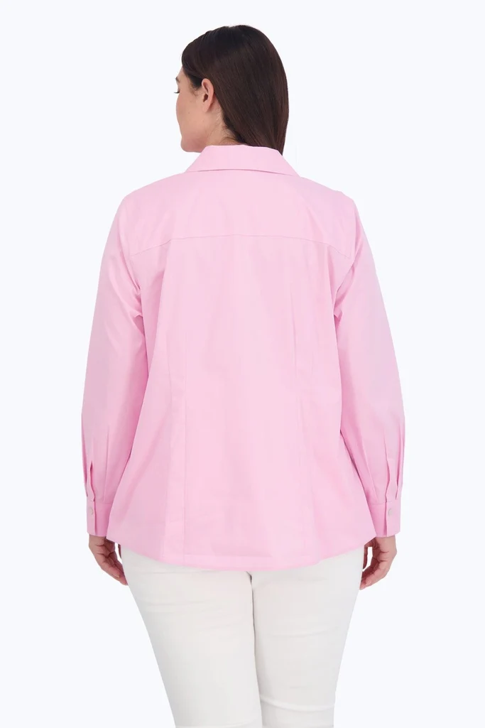 Taylor Plus No Iron Stretch Long Sleeve Shirt - Image 23