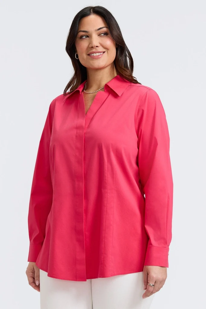Taylor Plus No Iron Stretch Long Sleeve Shirt - Image 28