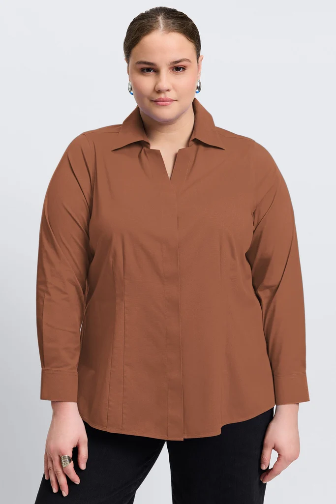 Taylor Plus No Iron Stretch Long Sleeve Shirt - Image 3
