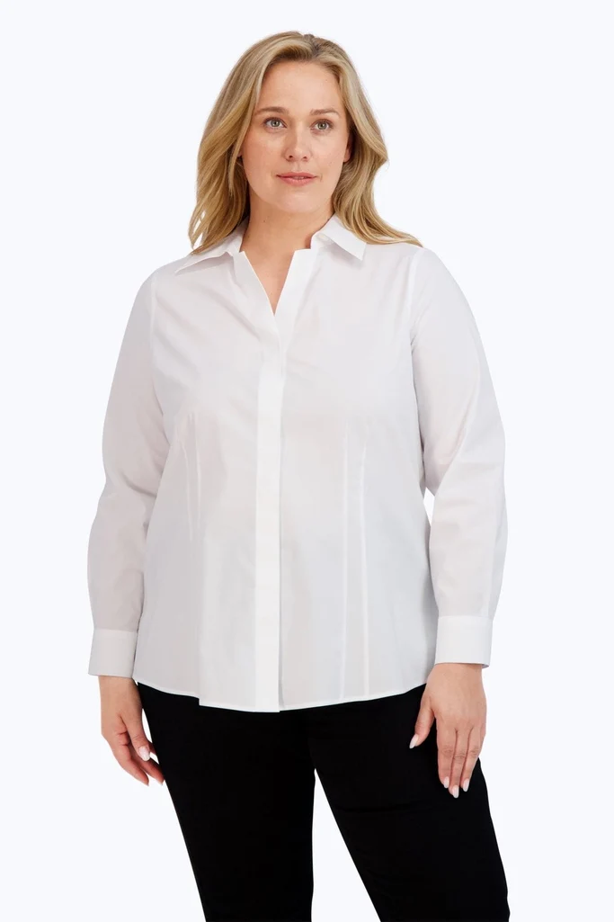 Taylor Plus No Iron Stretch Long Sleeve Shirt - Image 32