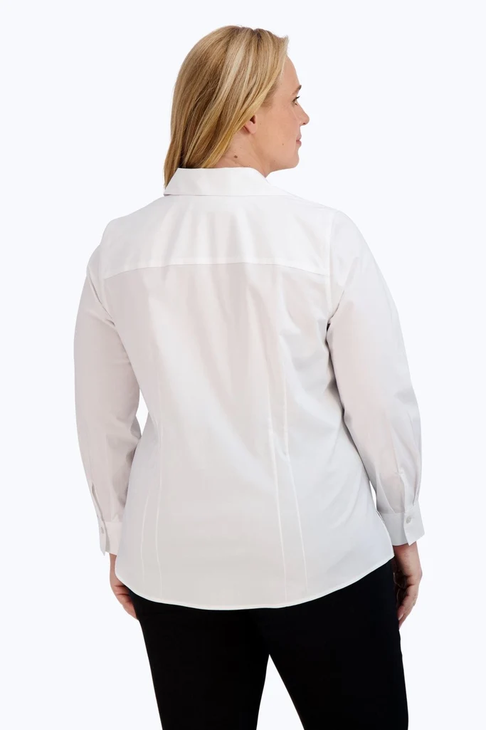 Taylor Plus No Iron Stretch Long Sleeve Shirt - Image 35
