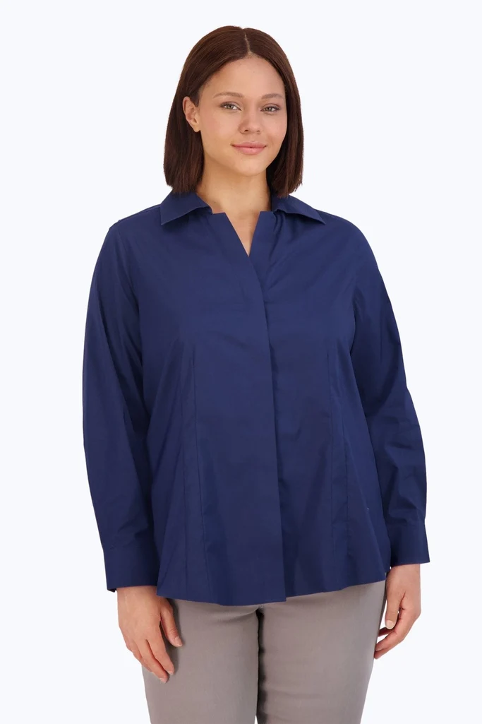 Taylor Plus No Iron Stretch Long Sleeve Shirt - Image 36