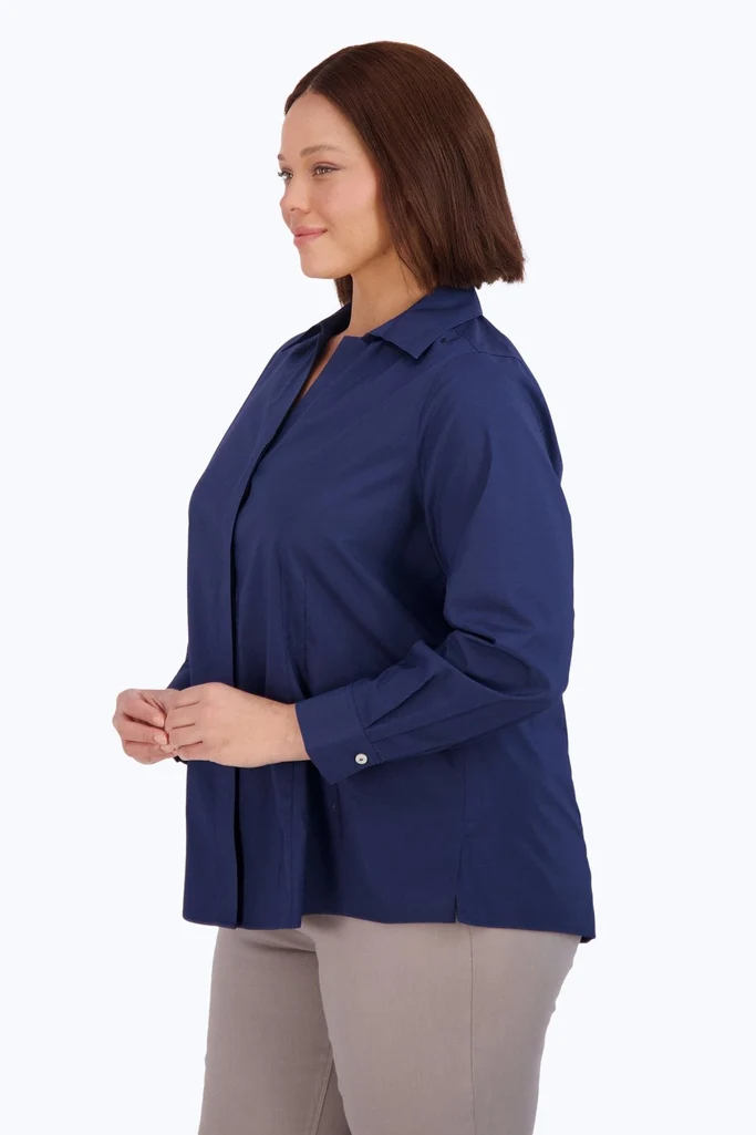 Taylor Plus No Iron Stretch Long Sleeve Shirt - Image 38