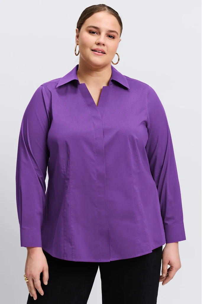 Taylor Plus No Iron Stretch Long Sleeve Shirt - Image 40