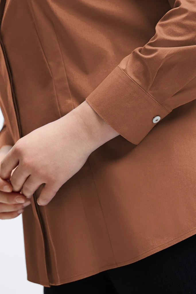 Taylor Plus No Iron Stretch Long Sleeve Shirt - Image 5