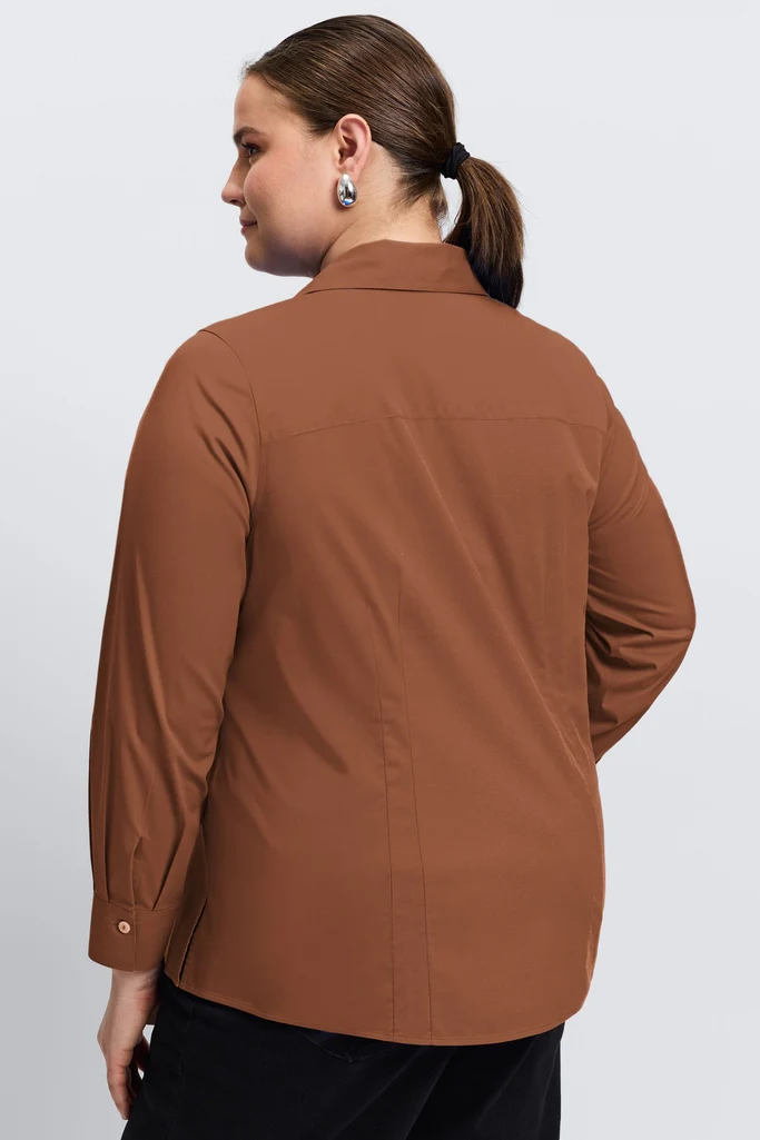 Taylor Plus No Iron Stretch Long Sleeve Shirt - Image 6