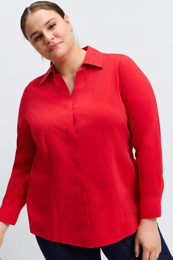 Taylor Plus No Iron Stretch Long Sleeve Shirt - Image 8
