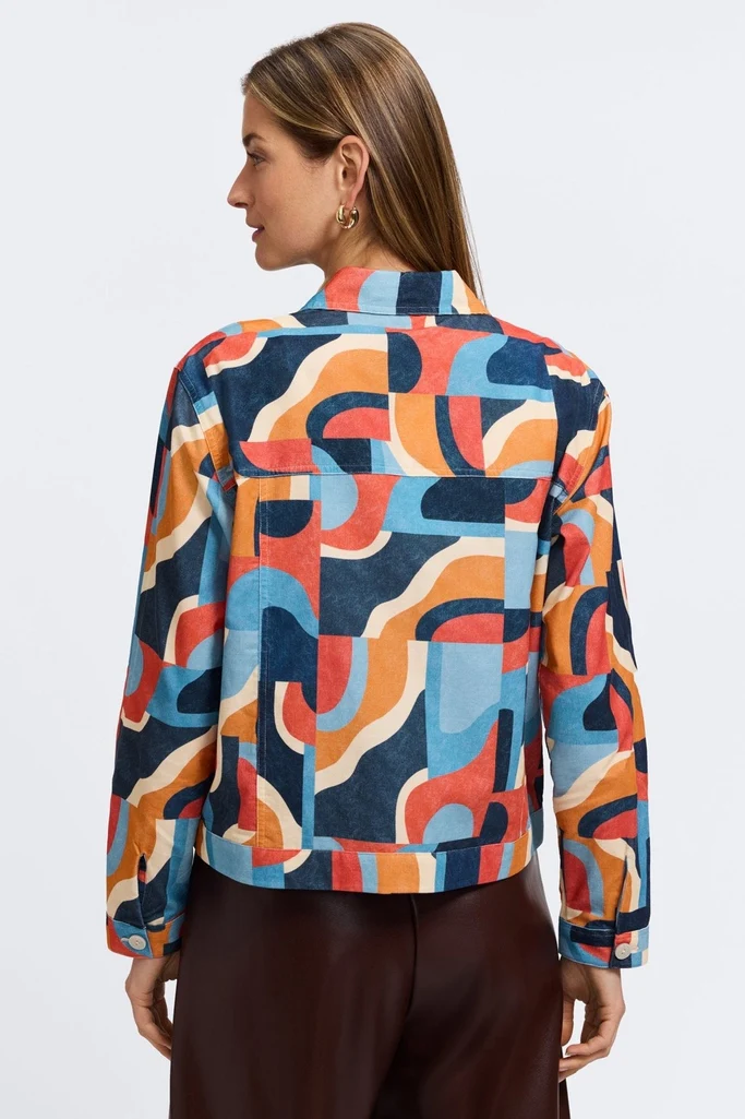 Thelma Corduroy Long Sleeve Jean Jacket - Image 3