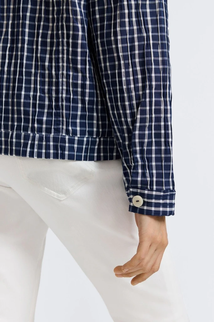 Thelma Crinkle Long Sleeve Jean Jacket - Image 22