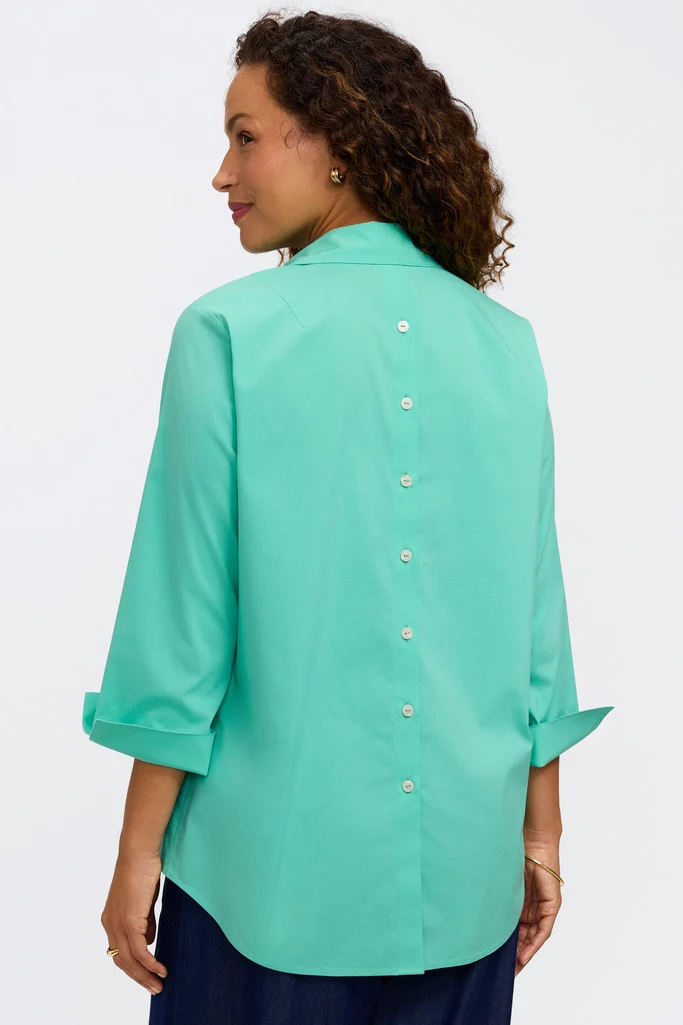 Therese No Iron Stretch 3/4 Sleeve Popover Shirt - Image 14