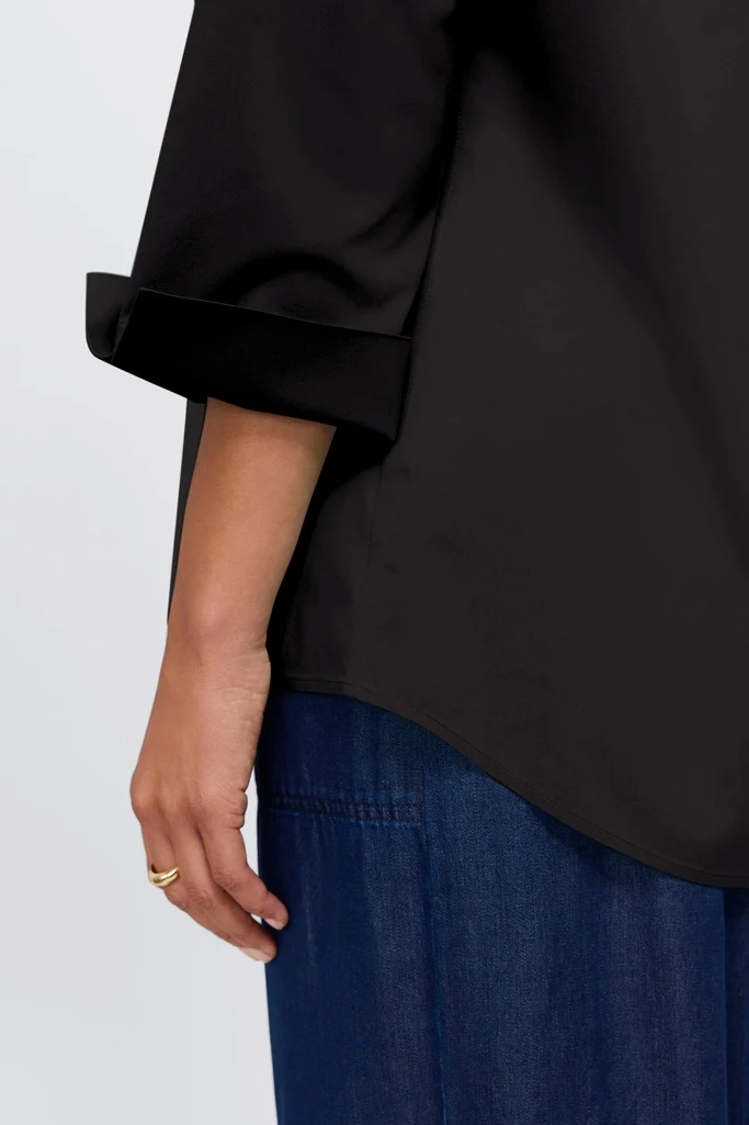 Therese No Iron Stretch 3/4 Sleeve Popover Shirt - Image 3