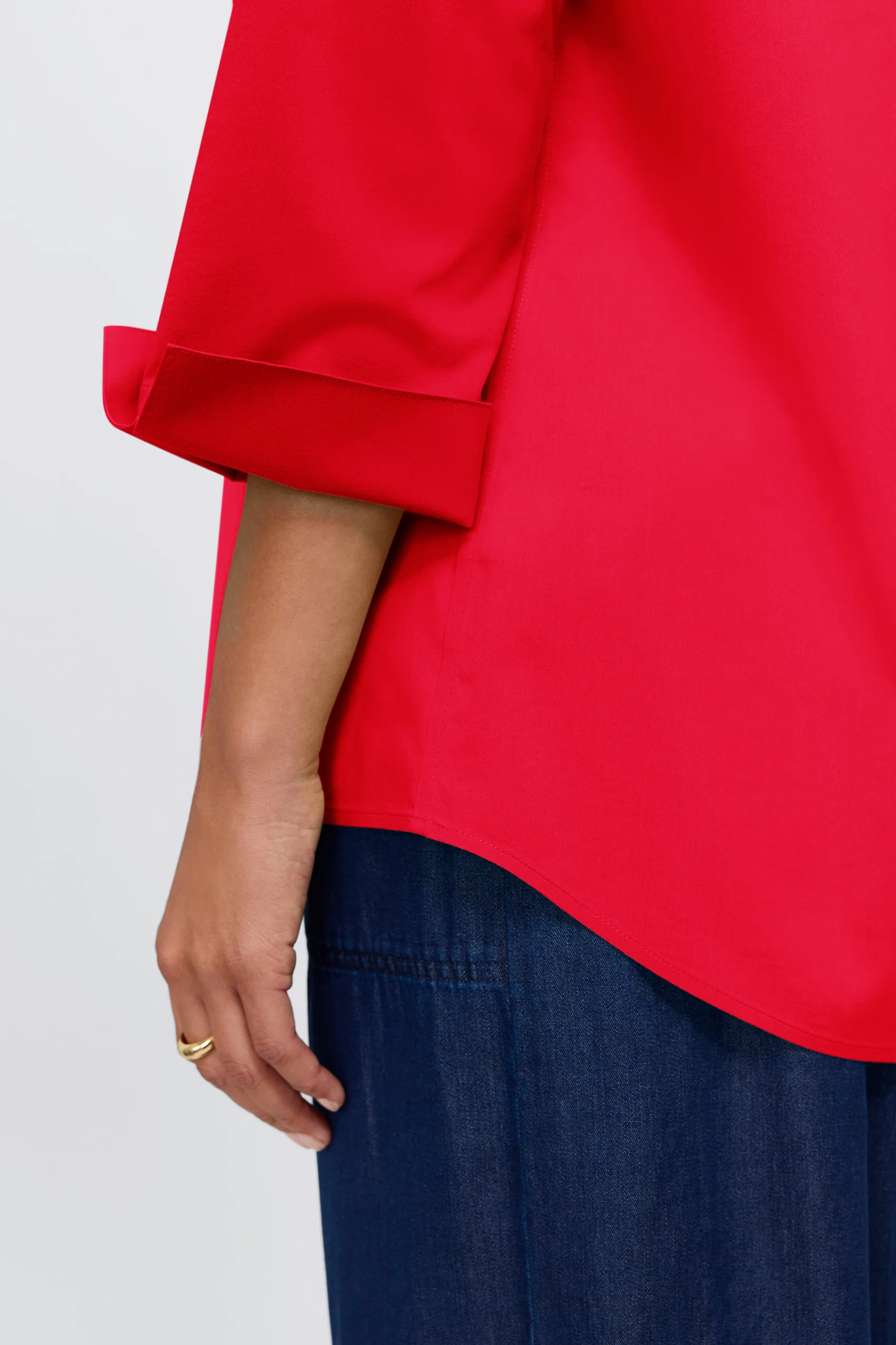 Therese No Iron Stretch 3/4 Sleeve Popover Shirt - Image 31