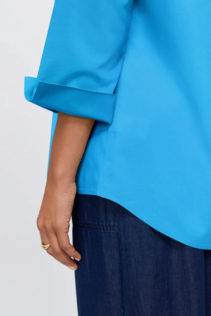 Therese No Iron Stretch 3/4 Sleeve Popover Shirt - Image 7