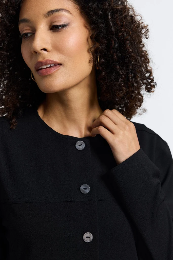 Valerie Knit Crepe Long Sleeve Jacket - Image 11