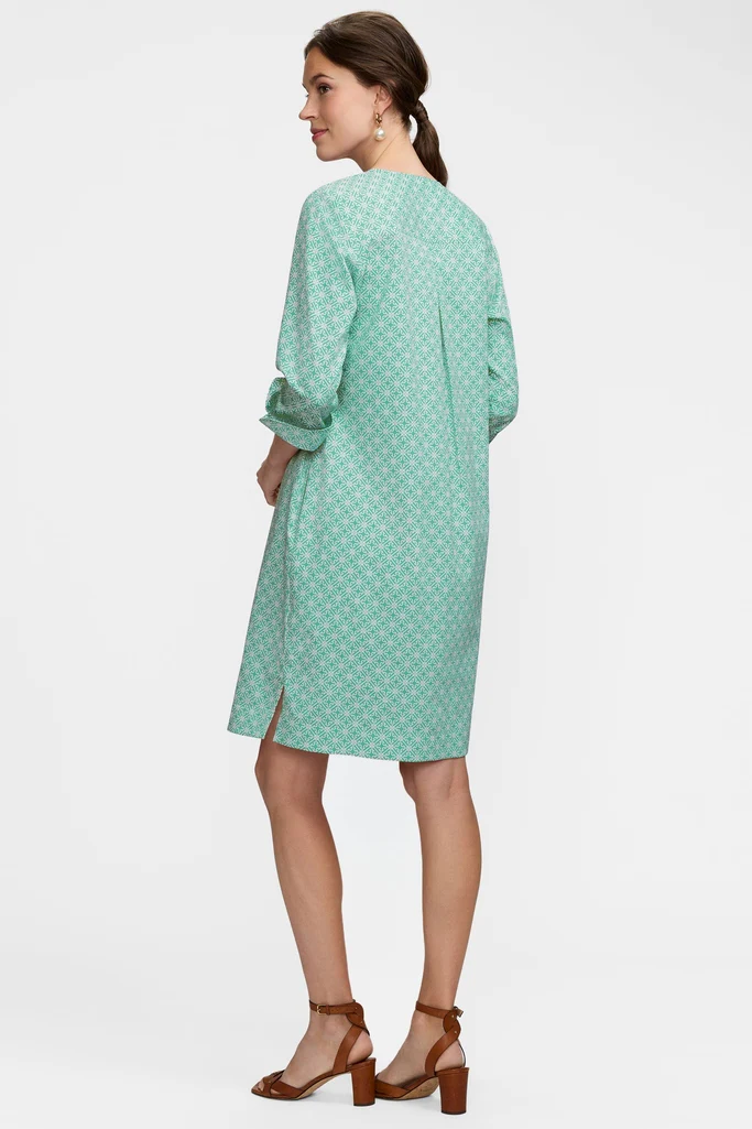 Vena Geo Lattice 3/4 Sleeve Dress - Image 12
