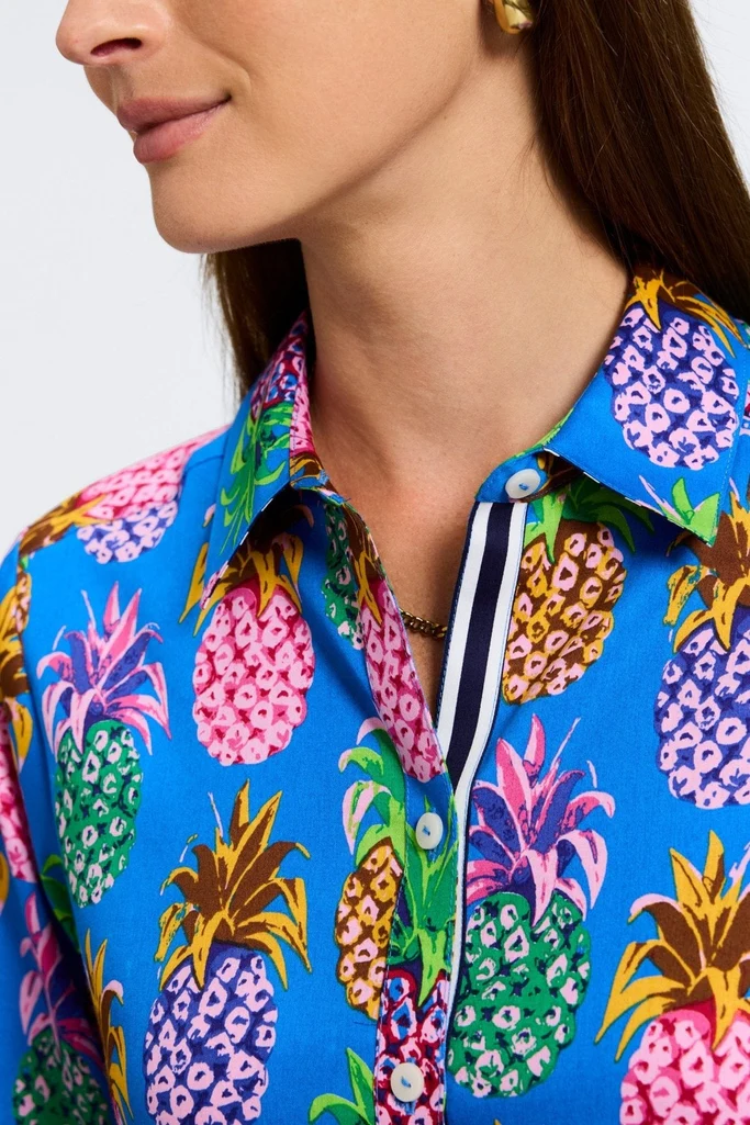 Zoey Pineapple Long Sleeve Shirt - Image 6